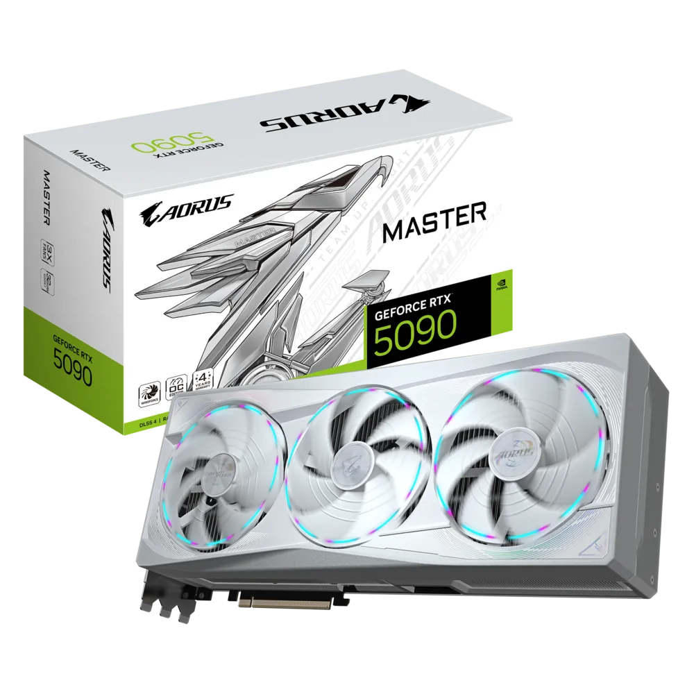 GIGABYTE AORUS GeForce RTX™ 5090 MASTER ICE 32G