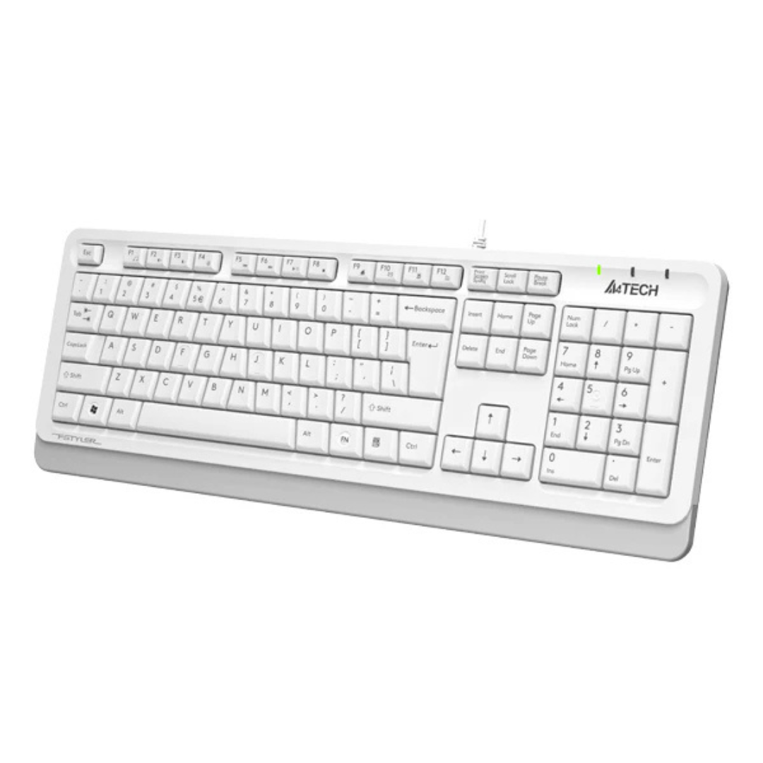 A4tech FKS10 Fstyler Natural_A Multimedia Comfort Keyboard ( En / Ar )