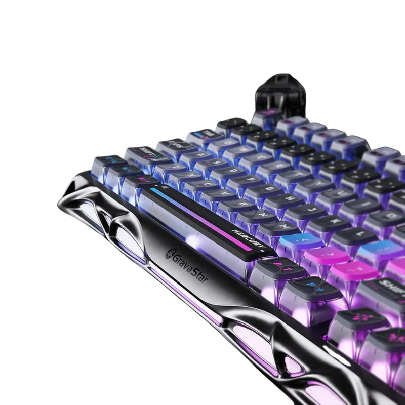 Gravastar Mercury K1 Pro Special Edition CBLK-AR Gaming Keyboard - Cyberpunk