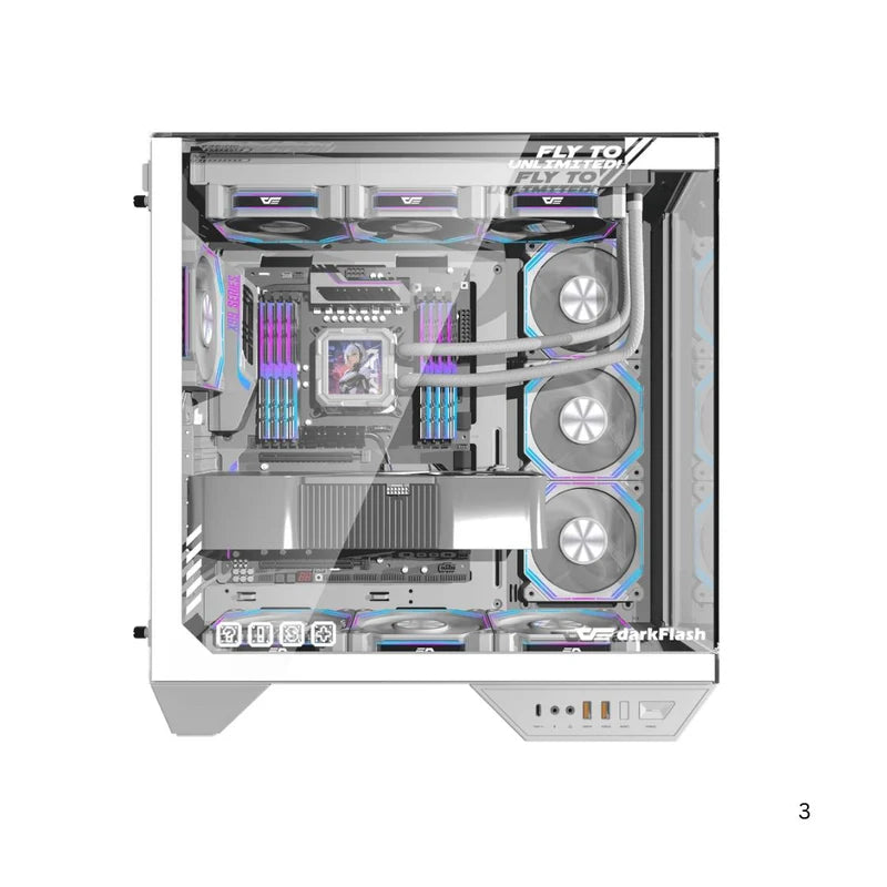 DarkFlash DY470 Mid Tower Case