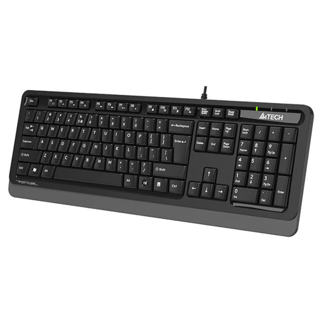 A4tech FKS10 Fstyler Natural_A Multimedia Comfort Keyboard ( En / Ar )