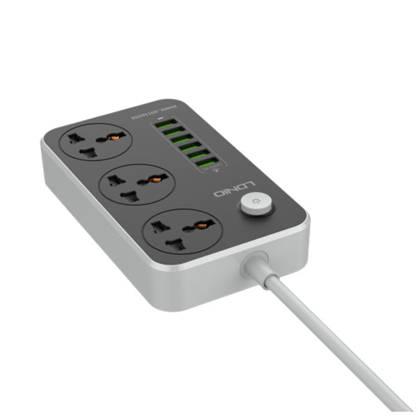 LDNIO 3 AC Outlets Universal Power Strip SC3604