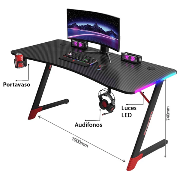 Gaming Desk 2209 - RGB ميز كيمنك