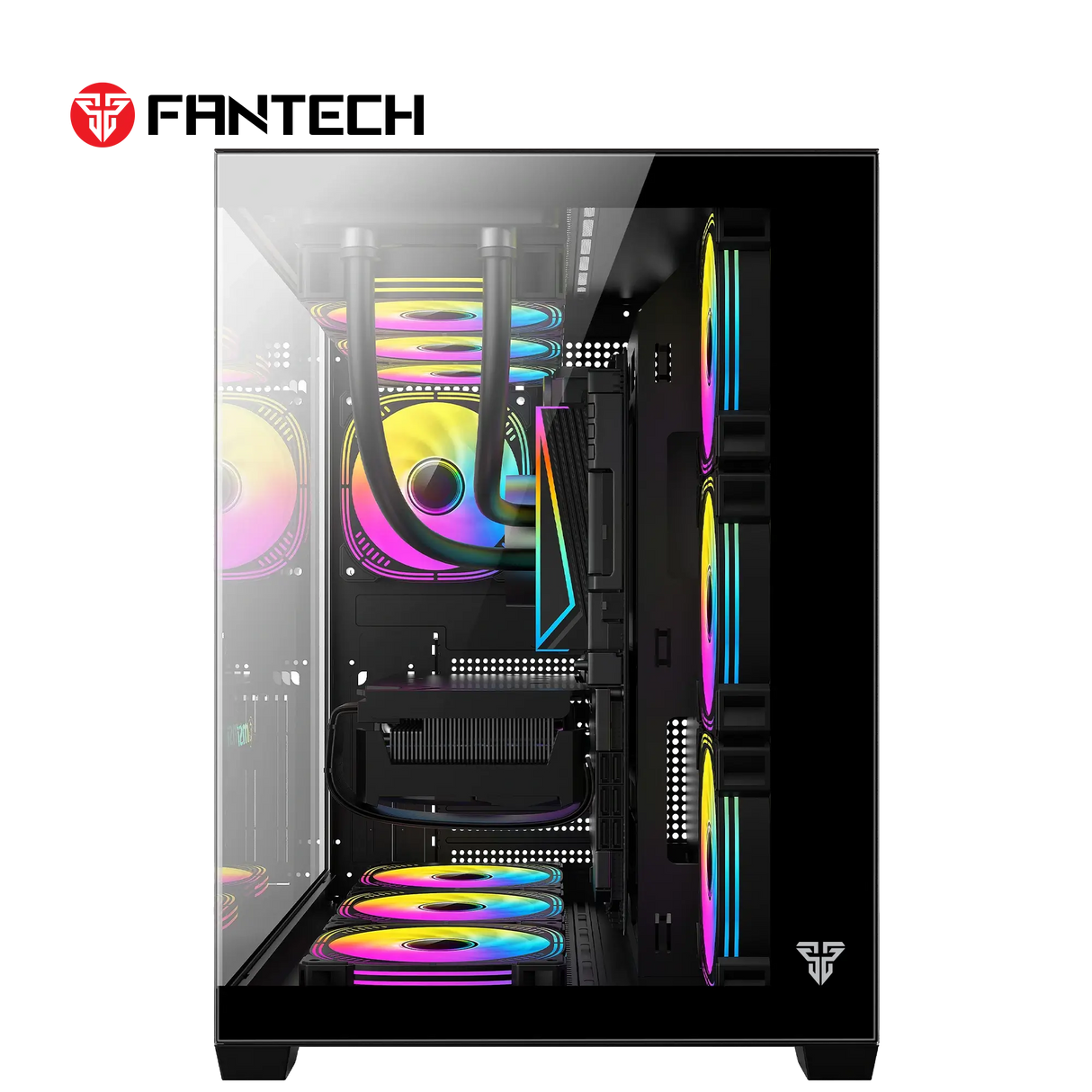 Fantech CG85 LUMINA MID Tower Gaming Case - Black