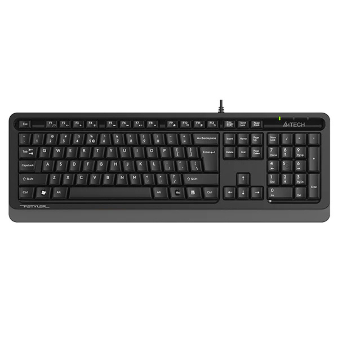 A4tech FKS10 Fstyler Natural_A Multimedia Comfort Keyboard ( En / Ar )