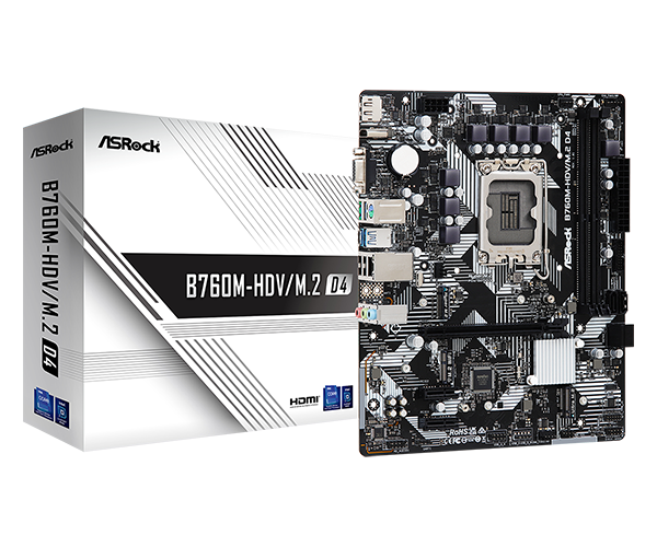 M.B ASROCK B760M-HDV/M.2 D4
