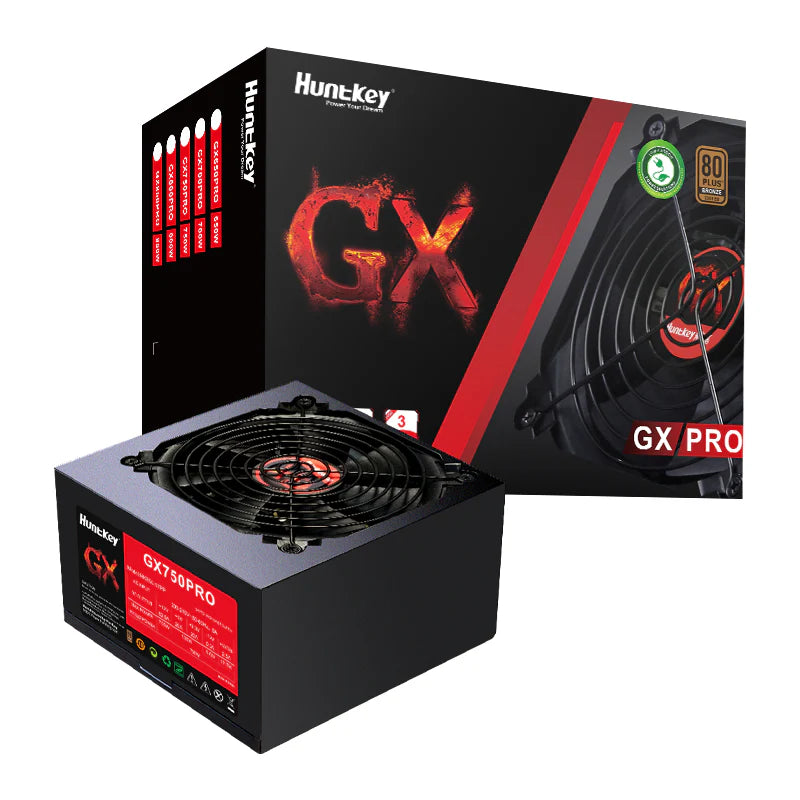 Huntkey GX750 PRO 750W 80 PLUS Bronze Gaming Power Supply