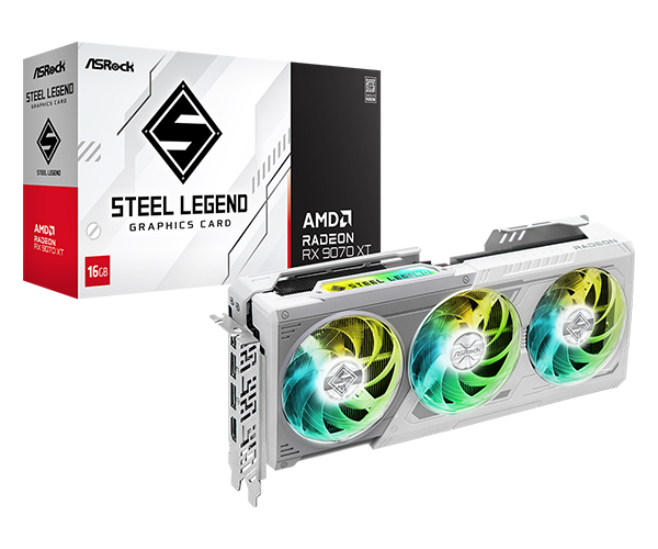 AMD Radeon RX 9070 XT Steel Legend 16GB