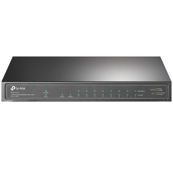 TP-Link TL-SG1210P 10-Port Gigabit Desktop Switch with 8-Port PoE