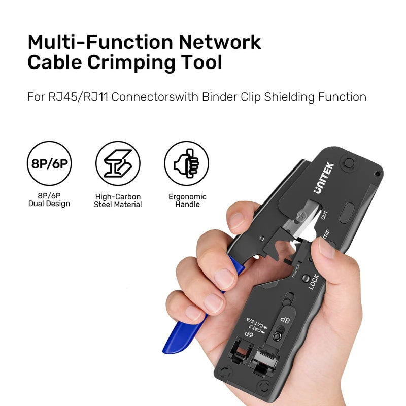UNITEK Multi-Function Network Cable Crimping Tool OT139ABL01