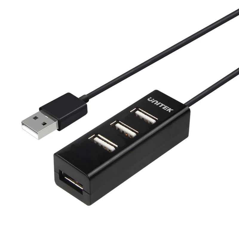 UNITEK Y-2140 4 Ports USB 2.0 Hub 80cm Cable