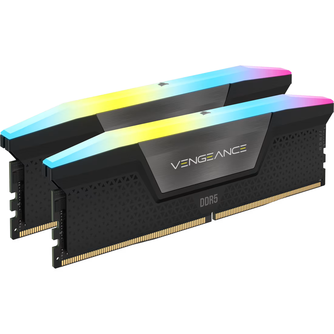 VENGEANCE® RGB 32GB (2x16GB) DDR5 DRAM Up To 6000MT/s CL36 Memory Kit — Black