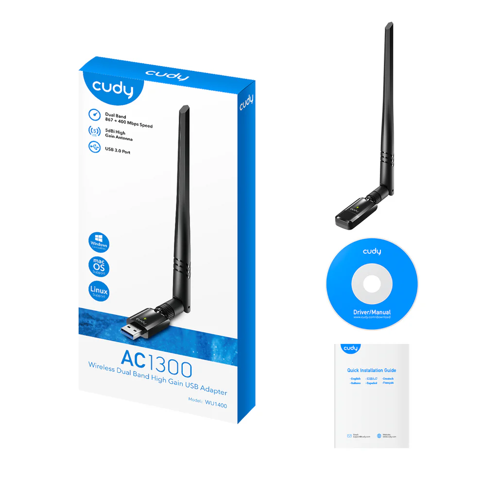 AC1300 Wi-Fi USB Adapter WU1400