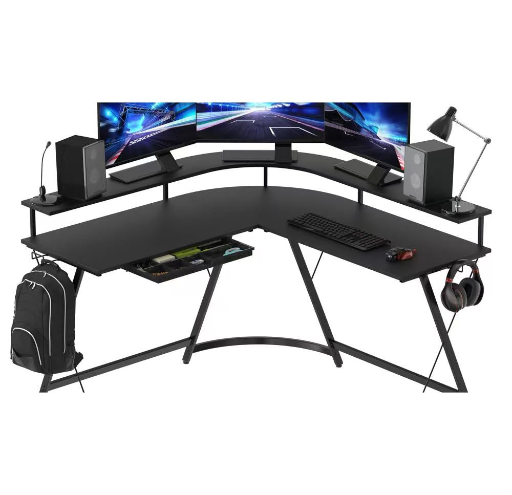 Gaming Desk ATN VV BLACK 130CMX130CM ميز كيمنك