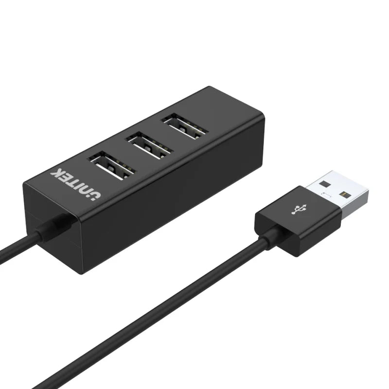 UNITEK Y-2140 4 Ports USB 2.0 Hub 80cm Cable