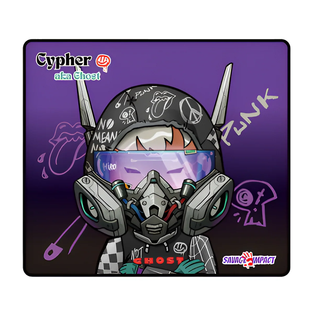 Bloody BP-45W X Savage Waterproof Mouse Pad Cypher Ghost