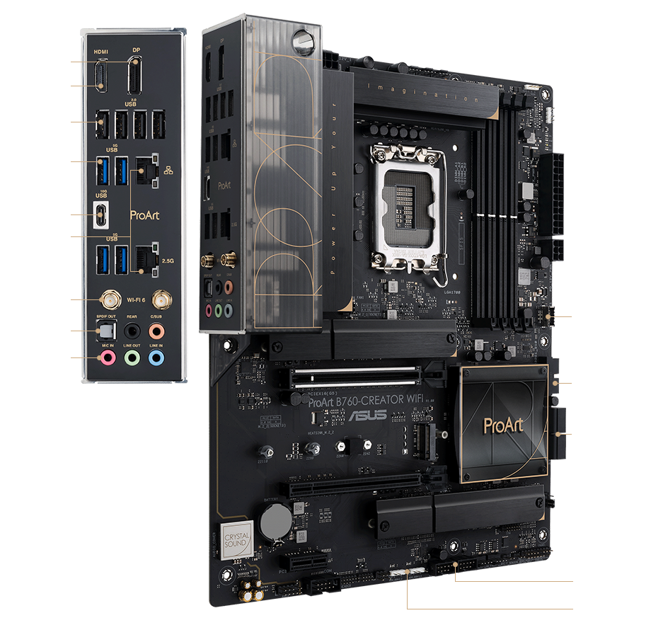 M.B ASUS ProArt B760-CREATOR WIFI