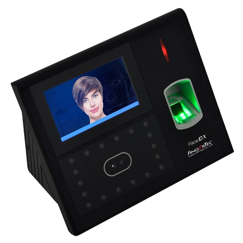 FingerTec Face ID X with dual cameras for photo taking and accurate verification