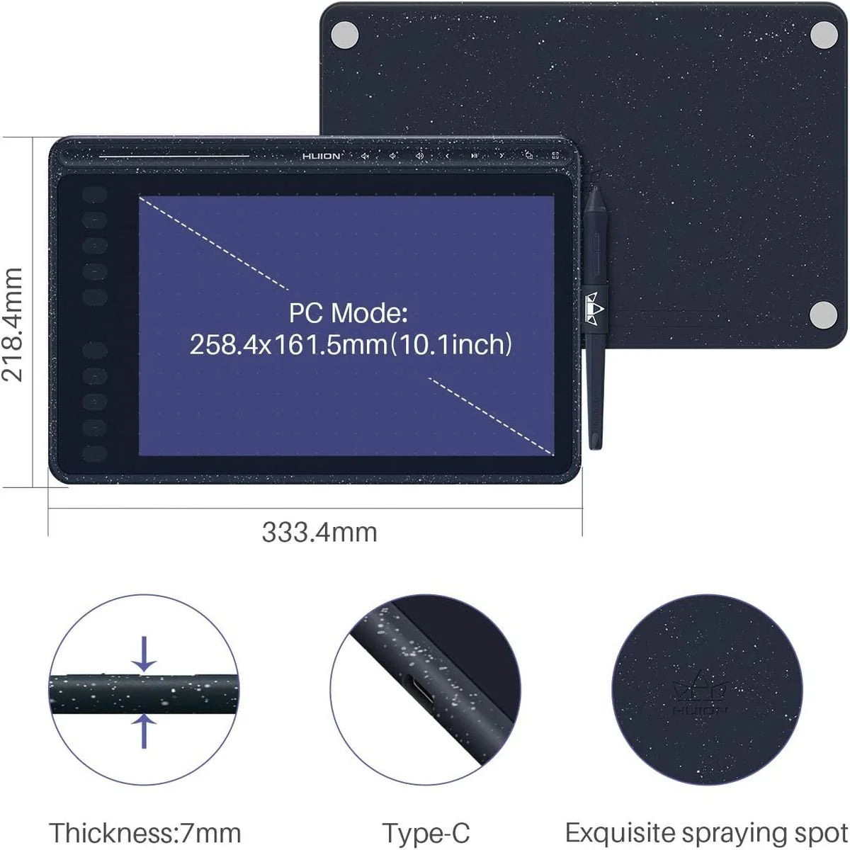HUION Inspiroy HS611 تابلت رسم