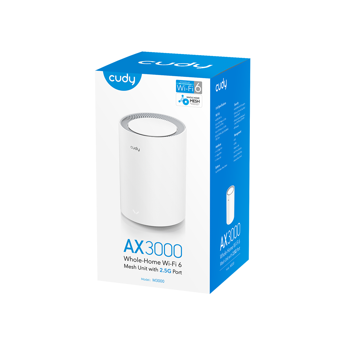 CUDY AX3000 2.5G Mesh Wi-Fi 6 System