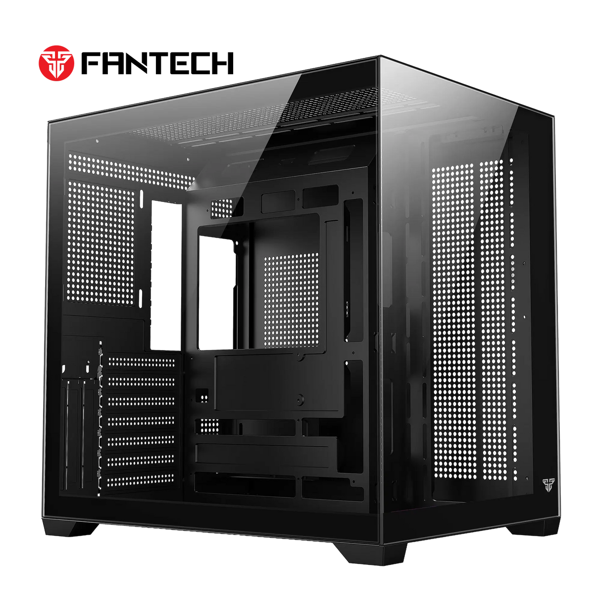 Fantech CG85 LUMINA MID Tower Gaming Case - Black