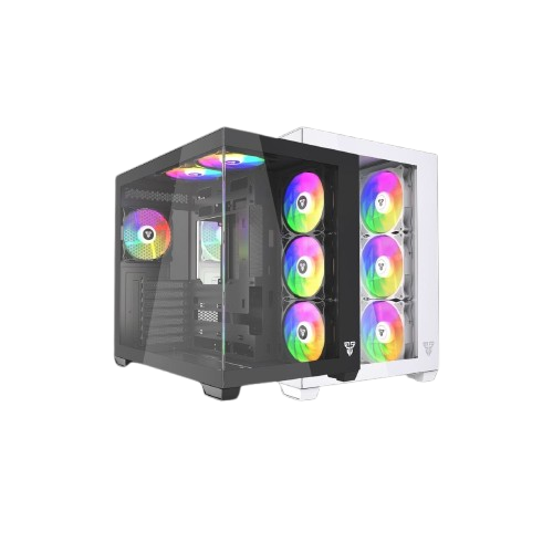 Fantech CG85 LUMINA MID Tower Gaming Case - Black