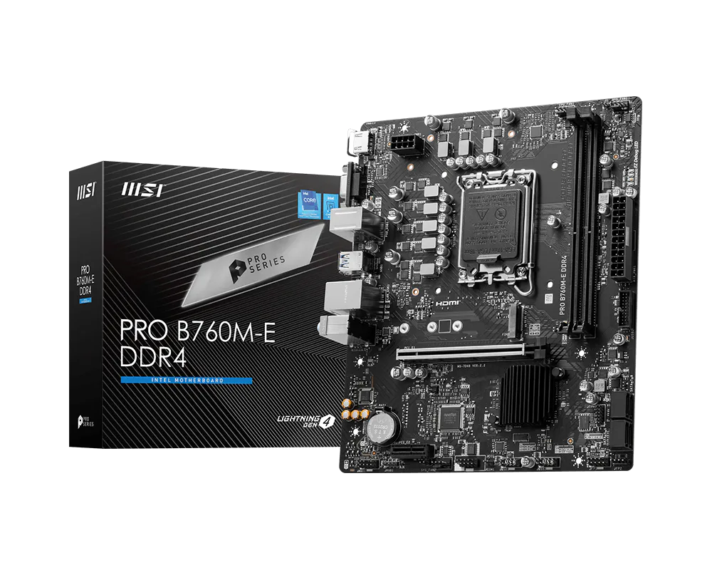 M.B MSI PRO B760M-E DDR4