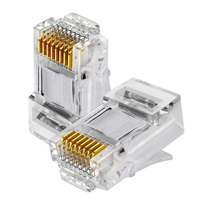 RJ45 CAT6 UTP PLUG PASS 100PCS
