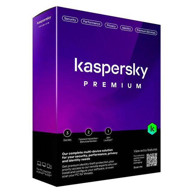 Kaspersky Premium - 3 Devices - 1 Year