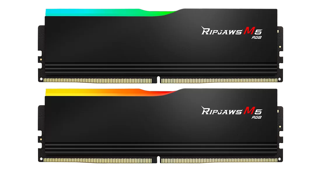 G-SKILL Ripjaws M5 RGB Up to DDR5-6000* CL36-36-36-96 1.35V 32GB (2x16GB)