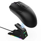 ATTACK SHARK X1 Tri-mode Gaming Mouse With Touchpad RGB Charging Dock PAW3395PRO Sensor