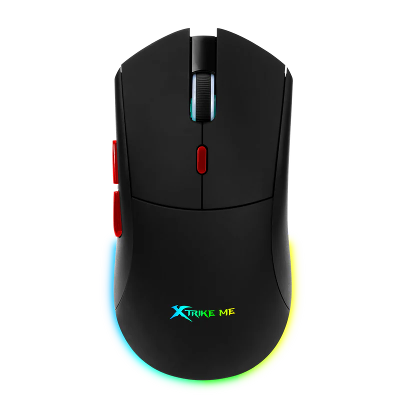 Xtrike Me GW-613 RGB Wired Gaming Mouse, Adjustable DPI 1200/2400/3200, 6 Buttons, 7-Color Backlight, Optical Sensor for PC/Mac/iOS/Android