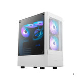 Gamdias TALOS M3 MESH Mid Tower 3 Fan ARGB - White