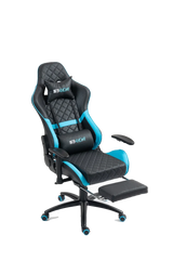 Beta Racing Gaming chair Blue-black with Footrest كرسي كيمنك