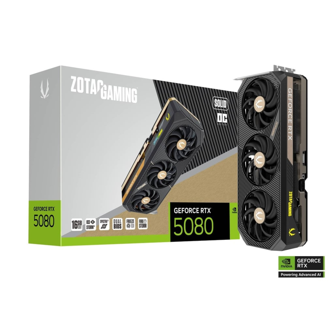 ZOTAC GAMING GeForce RTX 5080 SOLID OC