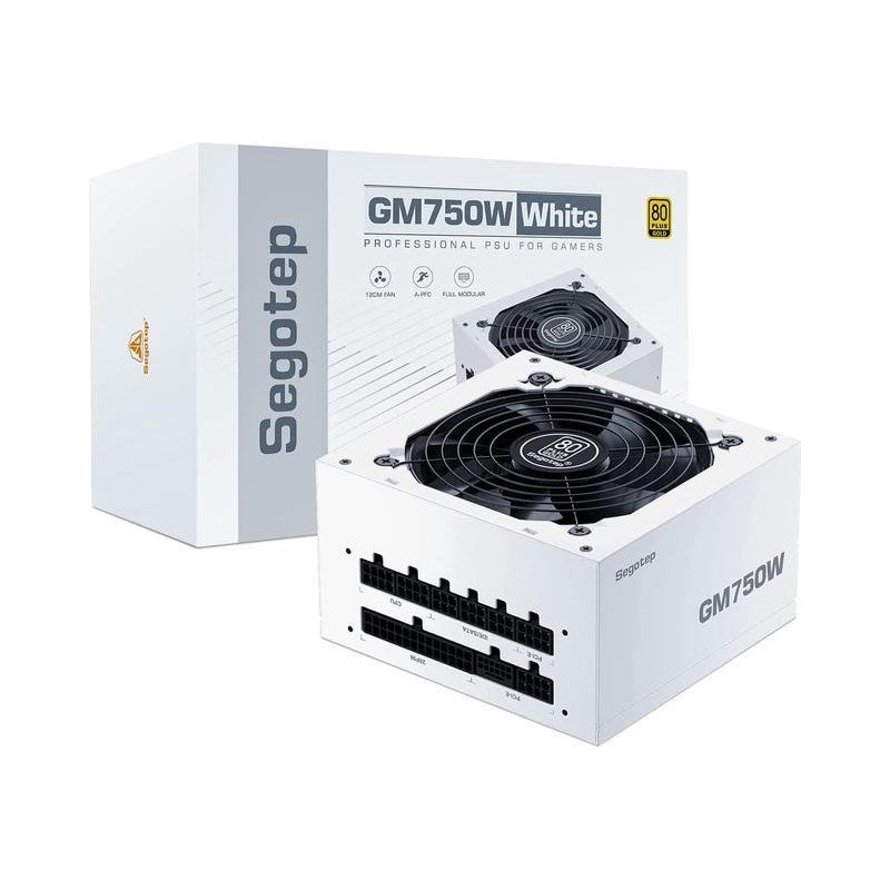 Segotep GM750W 750W ATX 3.0 80+ Gold Full Modular – White