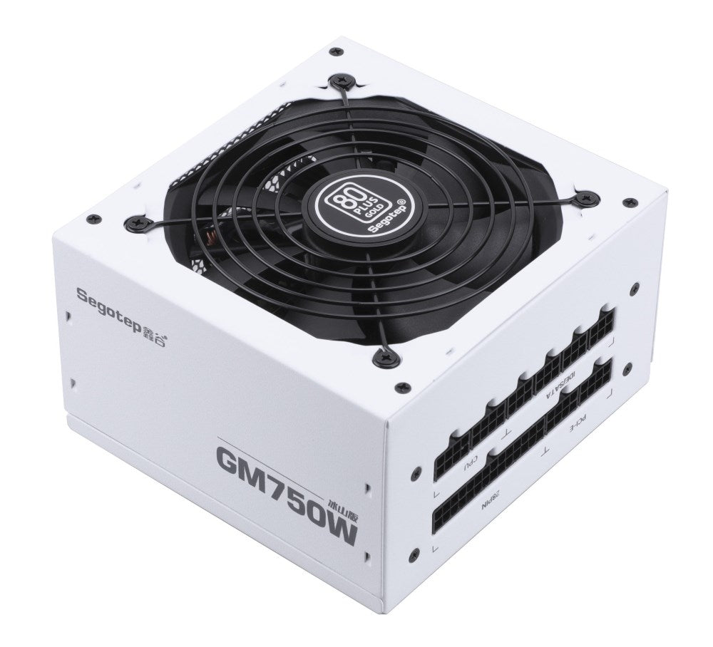 Segotep GM750W 750W ATX 3.0 80+ Gold Full Modular – White