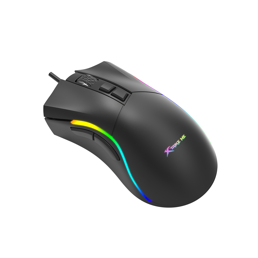 Xtrike Me GM226 RGB Gaming Mouse - Optical Sensor 7,200 DPI - 7 Programmable Buttons - Only 77G