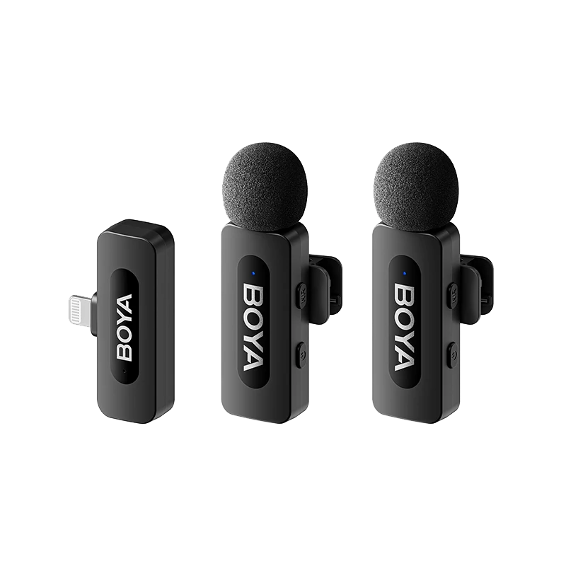 BOYA BY-V2 Microphone System with Lightning Connector for iOS Devices