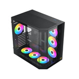 Xigmatek CUBI II Glass, Mid Tower Case - Black