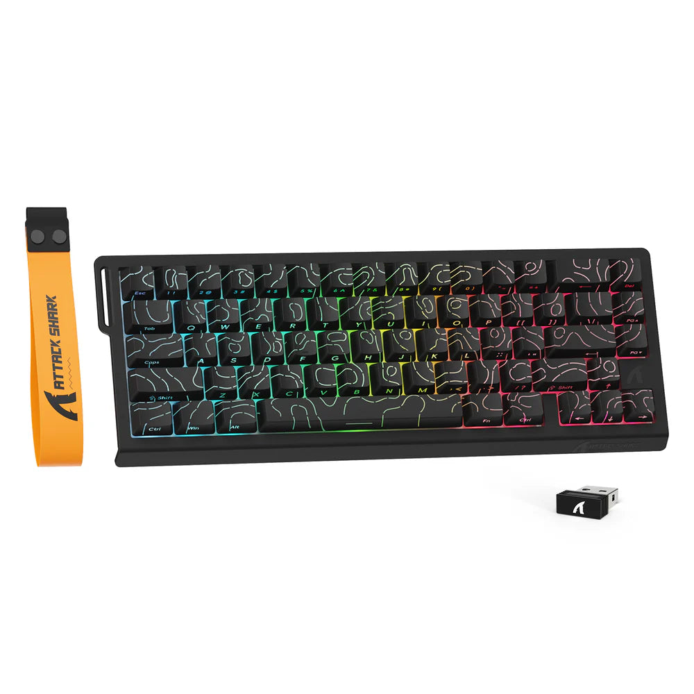 ATTACK SHARK X68PRO HE Wireless Rapid Trigger Keyboard