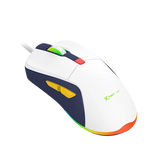 XtrickMe GM-227 Wired Gaming Mouse with 7 Color Backlit, Ergonomic Design, 6 Buttons, 4 Adjustable DPI Levels