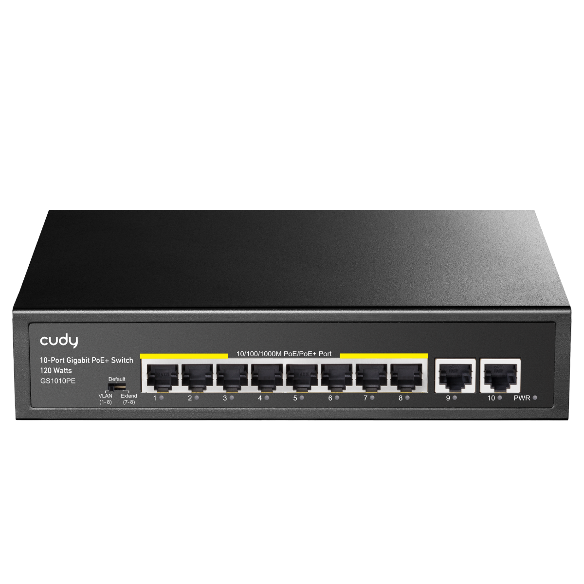 10-Port Gigabit PoE+ Switch, Model: GS1010PE