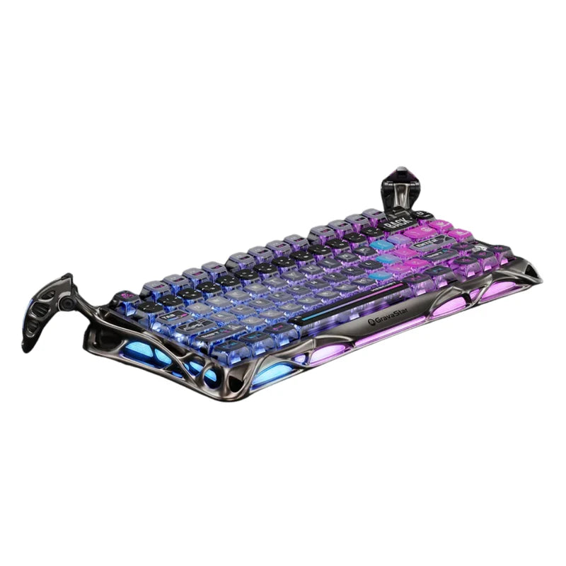 Gravastar Mercury K1 Pro Special Edition CBLK-AR Gaming Keyboard - Cyberpunk