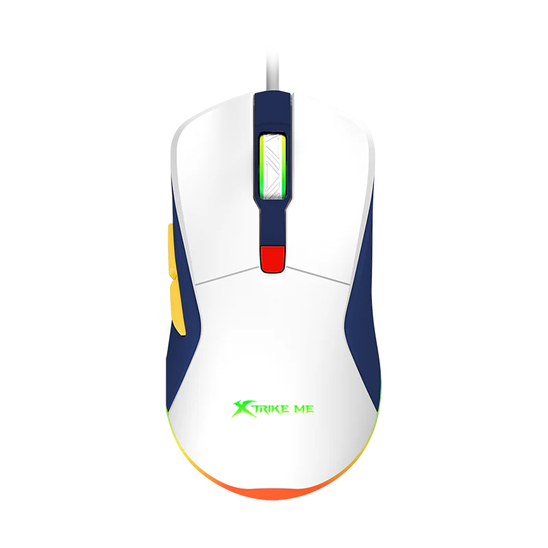 XtrickMe GM-227 Wired Gaming Mouse with 7 Color Backlit, Ergonomic Design, 6 Buttons, 4 Adjustable DPI Levels