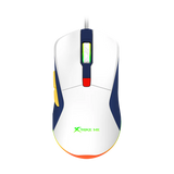 XtrickMe GM-227 Wired Gaming Mouse with 7 Color Backlit, Ergonomic Design, 6 Buttons, 4 Adjustable DPI Levels