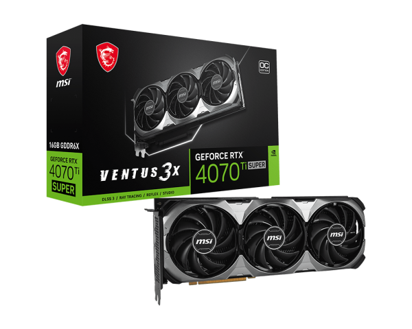 MSI GeForce RTX 4070 Ti SUPER 16G VENTUS 3X OC