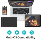 Huion Inspiroy 2 S (H641P) – Compact USB-C Graphics Tablet with PenTech 3.0, 8192 Pressure, Scroll Wheel & 6 Hotkeys