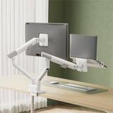 Avetron Nova Slim Mechanical Spring Monitor Arm w/ Laptop Tray – 17″–35″, 2–11 kg, Full Motion, Top-Side Mount