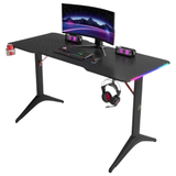 Gaming Desk D2208 - LED RGB Lights Along Edges ميز كيمنك